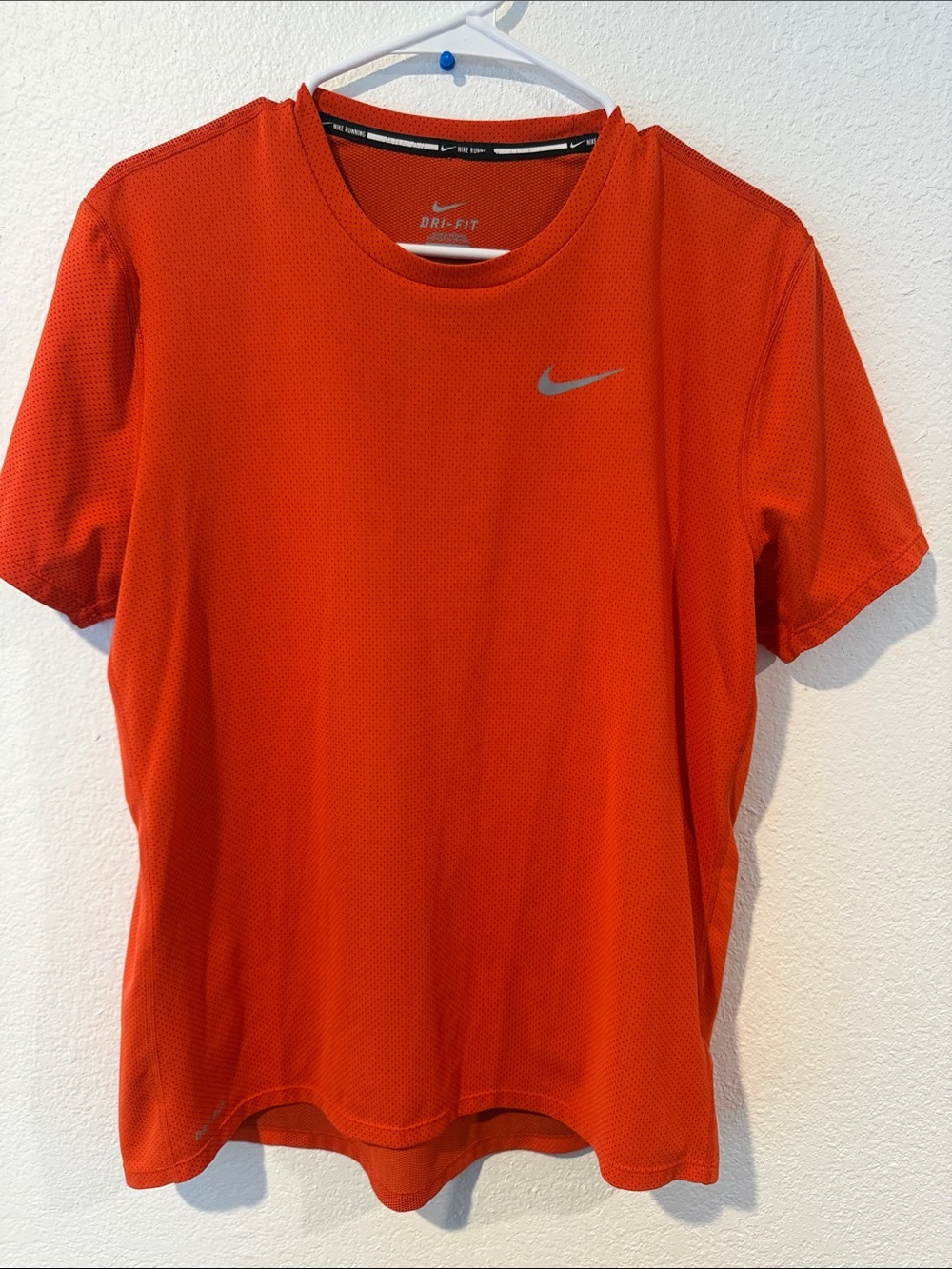 Nike Orange Dri-FIT Short Sleeve Athletic Tee